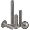 Tornillos de acero inoxidable 304 de cabeza cilíndrica hexagonal con arandelas, M2, M3, M4, M5, M6, M8, tornillos de cabeza de lenteja, tornillos autorroscantes
