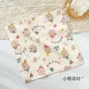 Toalla Cuadrada de Gasa Estampada de Algodón Crepé de Cuatro Capas, Toalla de Mano, Toalla para Bebé, Babero, Toalla Facial, Absorbente, Suave para Bebés y Niños