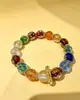 Atacado de pulseiras e braceletes de vidro com folha de ouro originais e novos, itens populares de transmissões ao vivo do Xiaohongshu, fornecimento ao vivo