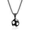 Collar Colgante de Fútbol Deportivo para Copa del Mundo 2026 de Venta Caliente Transfronteriza para Hombres y Mujeres Joyería Trendy Hip-Hop de Acero Inoxidable al por Mayor