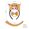Diademas de Animales con Relleno de Algodón, Diademas 3D de los Doce Signos del Zodiaco, Accesorios para el Cabello para Actuaciones Infantiles, Accesorios para Disfraces, Día del Niño