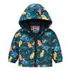 Novo Casaco Fino Coreano para Meninos e Meninas Casaco Jaqueta Casual Infantil Estampada com Capuz Primavera e Outono Novo
