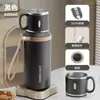 Copo Térmico Simples de Aço Inoxidável 316, Grande Capacidade, Garrafa de Água Esportiva para Manter o Frio para Homens e Mulheres, Copo de Água Portátil para Viagem e Carro