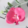 Pétalas de cabeça de flor phalaenopsis de filme artificial acessórios de flor artificial adorno de cabeça grampo de cabelo diy feito à mão decoração de casamento