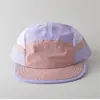 Gorra de béisbol de ala corta de secado rápido en color de contraste dopamina, nueva para primavera y verano, moda, ligera, transpirable, casual, versátil, sombrero de pico de pato