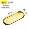 Ins Estilo Nórdico Aço Inoxidável Oval Sushi Sobremesa Sobremesa Prato Plano de Fundo Joias Joias Titânio Dourado Bandeja