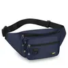 Nova Bolsa de Cintura Masculina Tendência, Bolsa de Ombro Versátil para Exterior, Bolsa de Peito Simples Repelente à Água, Bolsa Transversal Multicamadas para Ciclismo