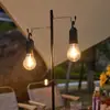 Nueva Lámpara Tungsteno Solar Cargable Bombilla Luz Cálida Luz LED de Atmósfera para Exteriores Luz de Tienda de Campaña Luz de Mercado Nocturno Luz de Camping