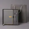 Bloc de notas de aspecto elegante A5 Especial para Empresa Negocios Caja de Regalo Set Souvenir de Empresa Logo Impreso