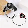 Novo Conjunto de Fantasia Headband de Dragão de Um Olho Máscara de Olho para Festa de Halloween e Carnaval Role Play de Capitão Acessório de Cabeça