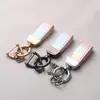 Llavero de Coche de Piel de Cordero Frances Patrón de Cabra de Alta Gama Llavero de Cuero Colorido Colgante Lindo Regalo para Mujeres
