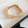 Pulsera Retorcida de Metal Irregular de Venta Caliente Transfronteriza Europea y Americana Estilo Ins Pulsera de Tacto de Alta Gama Sentido de Diseño de Nicho Joyería de Mano