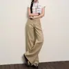 Jeans Khaki Estilo Americano para Mujer, Tendencia Invierno 2025, Nuevos Pantalones Acampanados Retro de Cintura Baja que No se Pegan a las Piernas