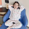 Conjunto de Ropa de Casa de Crepé de Verano 2025 para Niños Padre-Hijo Algodón Traje de Aire Acondicionado Pijamas para Niños y Niñas Tiktok Kuaishou