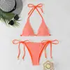 Nuevo Bikini de Malla Sexy con Tirantes de Tres Puntos Dividido Estilo Europeo y Americano para Mujer Amazon