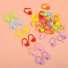 Accesorios para herramientas de tejido a mano, hebilla de marca, aguja de coser, aguja de sutura de plástico, lana, ganchillo, alfiler pequeño, hebilla antidesbloqueo