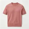 Camiseta de manga corta para hombre estilo coreano moderna cuello redondo manga corta primavera y otoño ropa ajustada para hombre suéter guapo