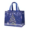 Bolsa de Natal Não Tecida Spot 2025 Personalizada Laminada Grande Sacola de Compras Sacola de Embalagem Sacola de Presente Atacado
