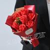 Flor Artificial Ramo Pequeño Mini Rosa Flor de Jabón Flor Falsa Flor Hecha a Mano Regalo a Juego Venta al Por Mayor Transfronteriza Recuerdo