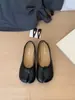 Versión de Piel de Oveja~ Zapatos de Punta Baja con Hendidura para Mujer, Zapatos Planos de Verano, Nuevo Modelo 2026, Bailarinas Plateadas, Zapatos de Pezuña de Cerdo, Zapatos para Mujer de Talla Grande