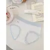A232 Tamaño Grande~Patrón de Conejo Lindo Tamaño Grande Dibujo Animado Color Sólido Cómodo Suave 100% Algodón Puro Estilo Simple Fresco Algodón para Mujeres