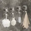 Gancho de ventosa fuerte sin perforación para baño gancho de alta gama gancho adhesivo extraíble para cocina gancho de vacío sin costuras gancho para toallas