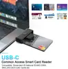 Venta Caliente Transfronteriza Lector de Tarjetas Inteligentes USB Lector de Tarjetas Inteligentes/SIM/ID/CAC Lector