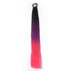 Nueva peluca larga trenzada con torsión y cordones, color degradado, trenza pequeña, cola de caballo, trenza sucia