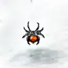 Pendientes de Aleación de Titanio ASTM F-136 Araña Negra Ópalo Aurora G23 Titanio Ópalo Pendientes para Perforación de Cartílago