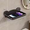 Suporte para Papel Higiênico de Banheiro Doméstico Banheiro Suporte de Armazenamento de Parede Sem Furos Suporte de Armazenamento Multifuncional para Rolo de Papel Higiênico de Banheiro