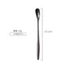 Cuchara para semillas de melón acero inoxidable 304 cuchara mezcladora cuchara para taza creativa acero inoxidable chapado en oro cuchara pequeña cuchara de mango largo