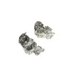 Pendientes de Flor de Verano Infinito para Mujer Lujo Ligero Retro Diseño de Nicho Alta Gama Tridimensional Exquisitos Elegantes Más Fáciles de Combinar Pendientes