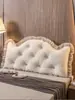 Almofada de Cabeceira Removível e Lavável Almofada Grande para Costas Travesseiro de Cama Bolsa Macia Protetor de Cintura Tatami Travesseiro Duplo Princesa