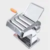 Máquina eléctrica para hacer fideos de acero inoxidable Junxifu máquina para prensar fideos electrodoméstica y comercial pequeña máquina automática para laminar y amasar fideos