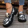 Zapatos de Vestir Estilo Británico de Talla Grande para Primavera, Invierno y Otoño, Nuevos Estilos, Tacones Gruesos de Moda, Zapatos Pequeños de Cuero Retro de Moda