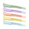 Pasador de belleza clip sin costuras pasador para cortar el pelo pasador de posicionamiento para partición de tinte caliente pasador para flequillo de palabra clip de presión de boca larga