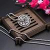 Pingente de gastos fantasma de montanha espessado s999 pé banhado a prata pingente seguro masculino banhado a prata esterlina moda feminina vintage