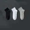 [Color Sólido Cuatro Estaciones] Calcetines de Otoño e Invierno para Hombres y Mujeres, Populares Versátiles Anti-Olor Absorbentes del Sudor Calcetines Deportivos, Ajuste Holgado, Negro