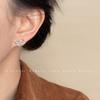 Conjunto de pendientes para llevar una semana sin repetir pendientes simples pequeños de circón con temperamento pendientes de moda para ir al trabajo pendientes de alta gama