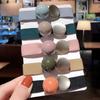 Cuerda de corbata, accesorios para el cabello de estilo japonés simple, exquisita banda de goma de alta gama, popular en Internet para niñas, simple y elegante