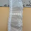 Venda Direta da Fábrica Renda para Cortina, Renda Plissada de Chiffon com Pérolas, Acessórios de Barra de Renda, Acessórios para Vestido de Noiva