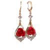 Pendientes Colgantes con Borla Rosa Dorada 2025 Lujo Accesible Alta Moda Pendientes Atmosféricos Pendientes Simples Versátiles