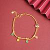 Pulsera nueva de oro arena vietnamita Esmalte Goteo de aceite León Despertando Paz y Alegría Pulsera Estilo Étnico Joyería al por mayor de Yiwu