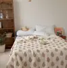Ordem Coreana Desenho Animado Algodão Macio Estampado Gaze Manta Bolha Manta de Soneca Roupa de Cama