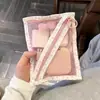 Bolsa de armazenamento de malha estilo Ouyang Nana, nécessaire, organizador de cabos de dados de grande capacidade multiuso, bolsa portátil para miudezas
