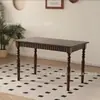 Mesa y Sillas de Comedor Estilo Mid-Century Americano, Sillas de Comedor Francesas, Mesa y Sillas de Cafetería Retro, un Juego Completo de Mesas y Sillas de Comedor Comerciales
