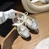 Zapatillas Estilo Ballet de Cuero Genuino con Suela Gruesa para Mujer, Aumentan 6cm de Altura~, Modelo Nuevo Verano 2025, Zapatos Deportivos de Malla Transpirable