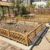 Barandal de Bambú Artificial Valla de Acero Inoxidable Proyecto Nuevo Rural Barandal de Patio Lugar Escénico Barandal de Parque Cerramiento de Lugar Escénico