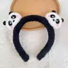 Linda Nueva Diadema de Dibujos Animados para Mujer, Diadema de Felpa para Lavarse la Cara y Aplicarse Mascarilla Facial, Accesorio para el Cabello Antideslizante