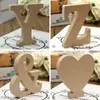 Letras en inglés al por mayor, adornos para bodas, artesanías sencillas de madera, letras DIY, adornos para decoración del hogar